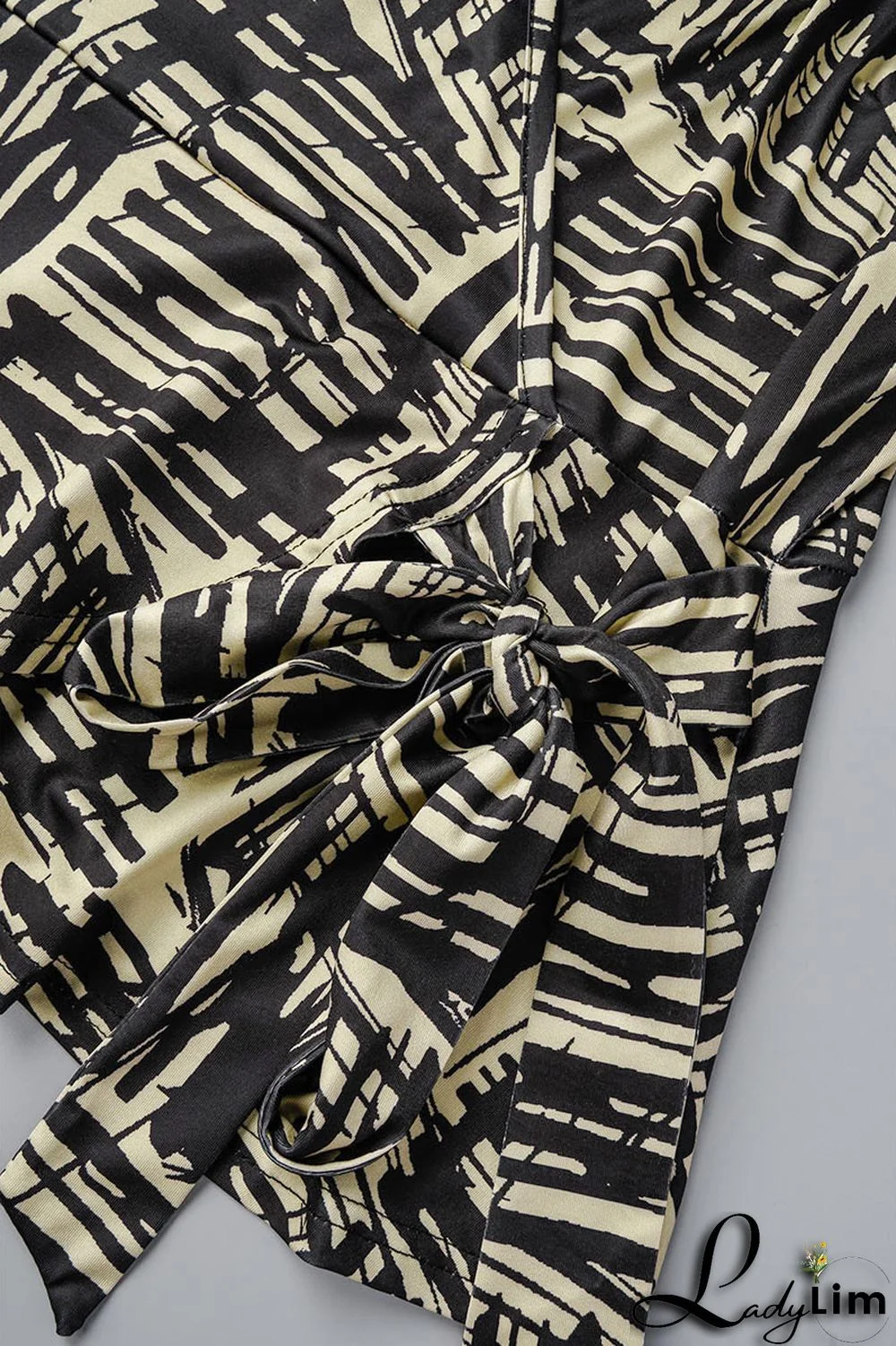 Red Casual Print Bandage Patchwork V Neck Plus Size Two Pieces