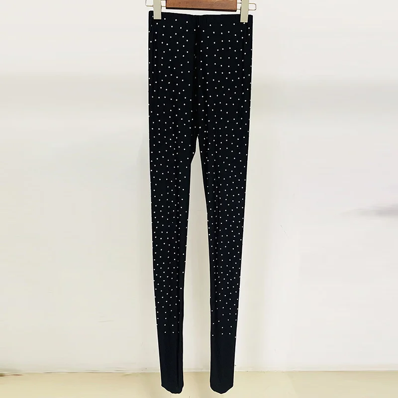 Nigikala Nigikala New Star Fashion Hot Diamond Elastic High-Necked Bottom Shirt 褶皱半裙 Trousers