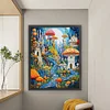 Mushroom Town-11CT Stamped Cross Stitch 65*80cm/25.59*31.5in (Big Size) tapestrymarket