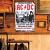 AC/DC - Panneaux en &eacute;tain m&eacute;tallique(20*30cm/30*40cm) - Musique