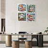 (US Local)4pack Xmas Animal-Crystal Rhinestone Diamond Painting(30x30cm)