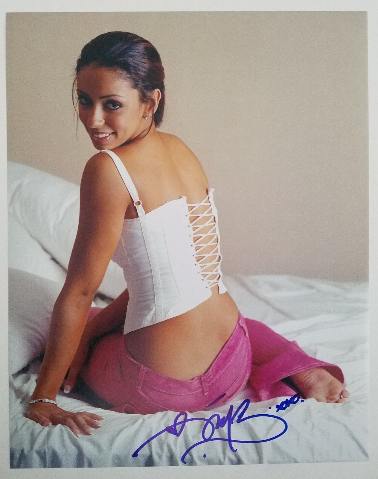 Mya Harrison Signed 11x14 Photo Poster painting Actress Singer Model Songwriter LEGEND RAD