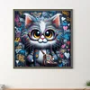 Diamond Painting-DIY Full Round Drill Cat