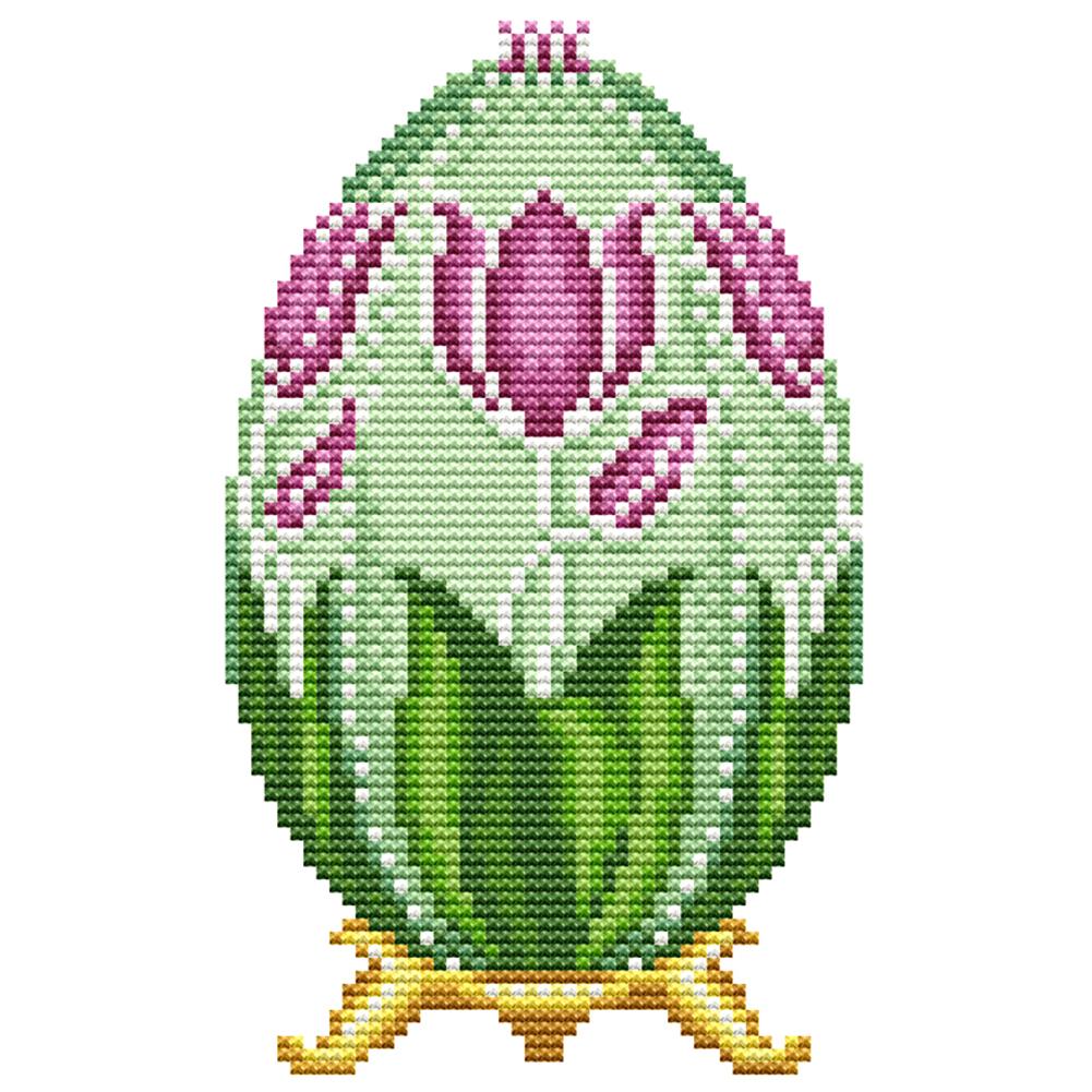 

Easter Eggs Tulips - 14CT Stamped Cross Stitch - 20*14cm, 501 Original