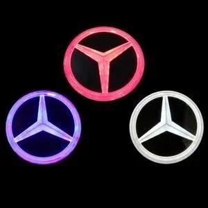 🚗4DカーロゴバッジLEDライト✨前面と背面用