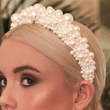 Elegant pearl hair band hair accessory
