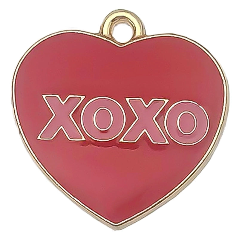 1 Piece 13*30mm 15x25mm 31x24mm Zinc Alloy XOXO Letter Heart Shape Pendant Jewelry Accessories