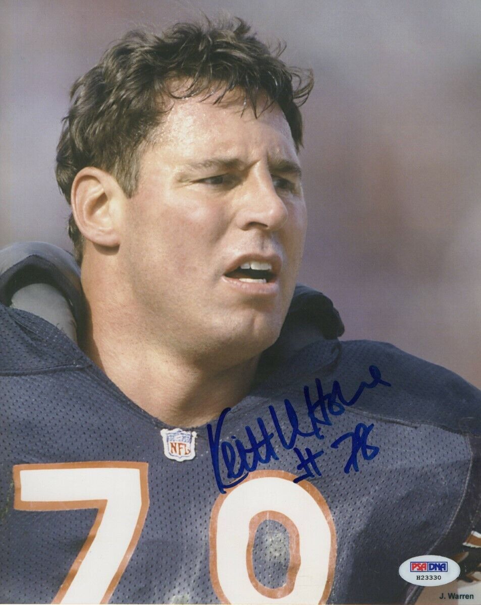 Keith Van Horne Signed Autographed 8X10 Photo Poster painting Chicago Bears PSA H23330