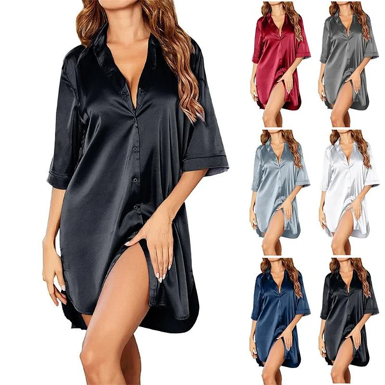 Sexy Night Gown | Satin Night Gown