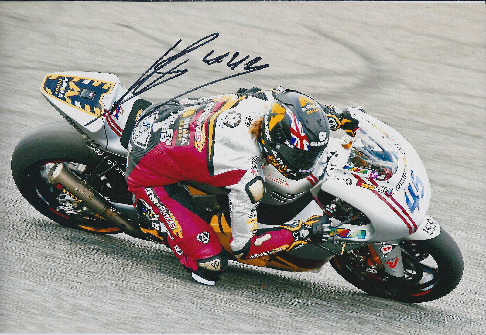 Scott REDDING SIGNED MOTOGP 12x8 Photo Poster painting AFTAL COA Autograph Kalex HONDA Rider