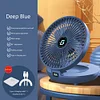 New USB rechargeable fan home portable small dormitory desktop air circulation wall-mounted kitchen