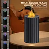 Flame Air Diffuser Humidifier 7 Colors Essential Oil Diffuser for Room Office