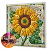 Framed Diamond Painting - Special Shaped - Sunflower(25x25cm)