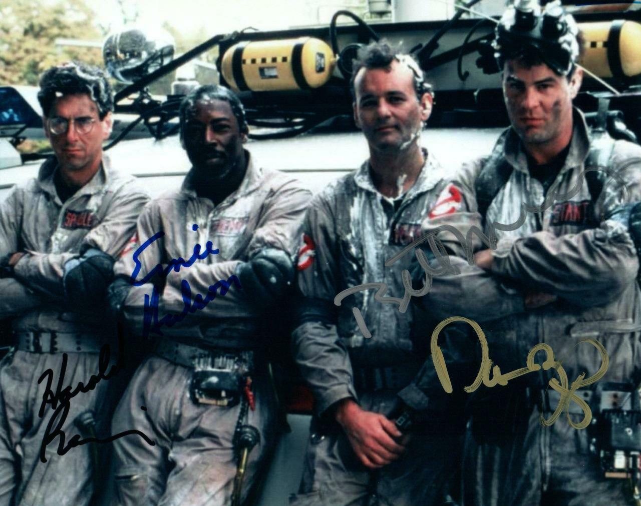 Ernie Hudson Aykroyd Murray Ramis 8x10 Signed Autographed Photo Poster painting Picture and COA