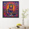 Colorful Cats-Full Round Diamond Painting 30*30CM