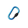 8cm Aluminum Carabiner D-Ring Key Chain Clip Camping Keyring Snap Hook Outdoor Travel Kit