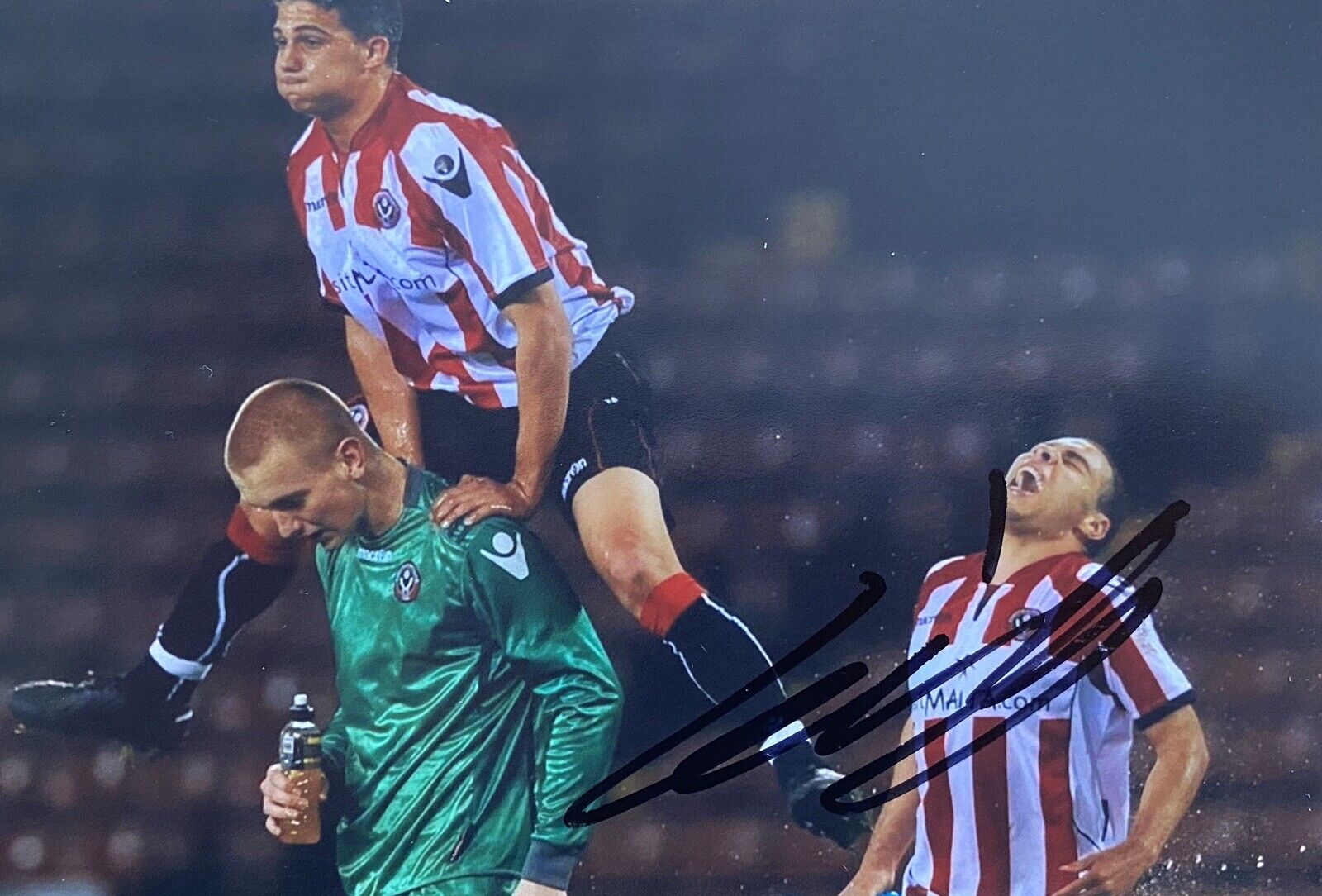 George Long Genuine Hand Signed Sheffield United 6X4 Photo Poster painting 2