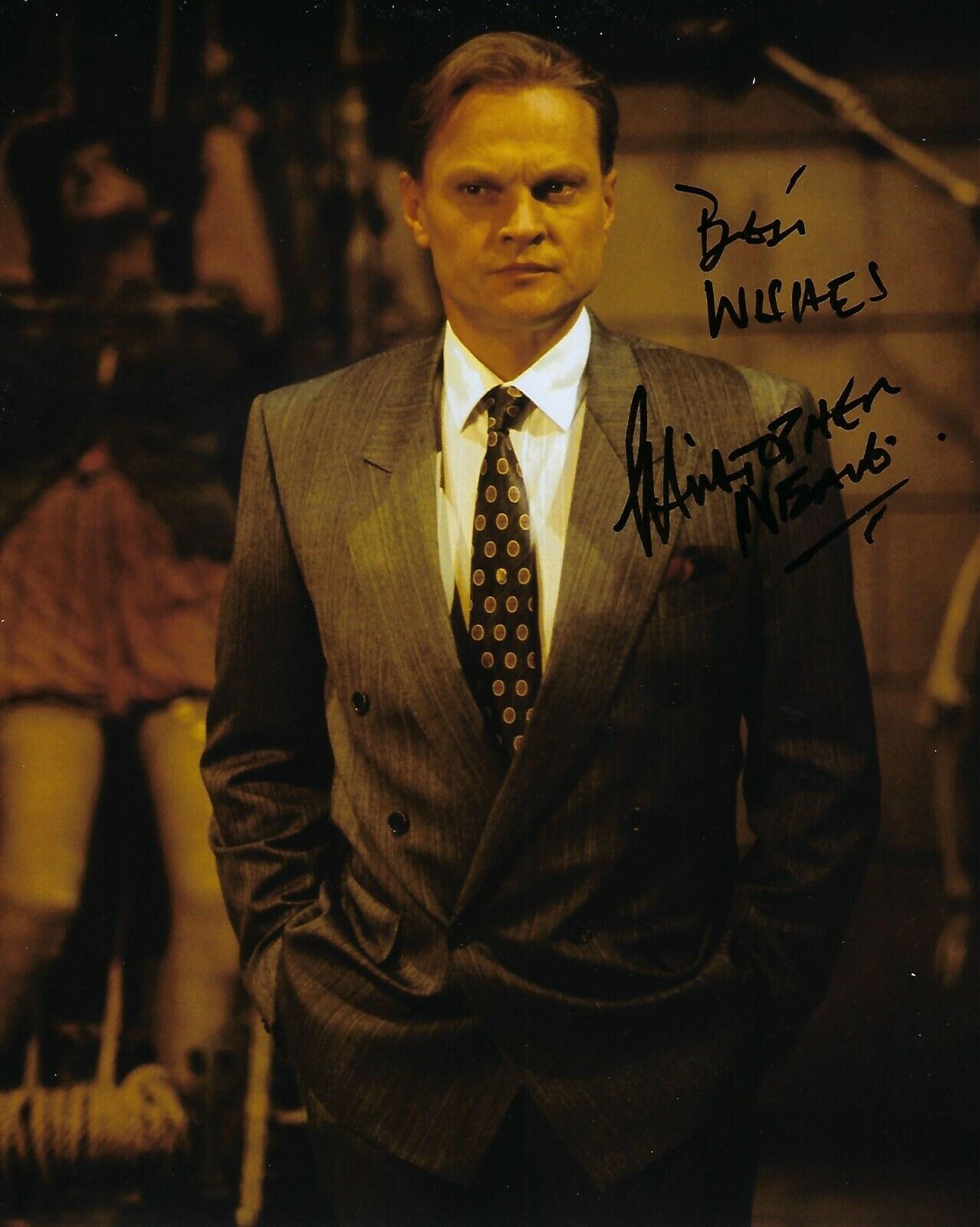 GFA MacGyver Show * CHRISTOPHER NEAME * Signed 8x10 Photo Poster painting C3 COA