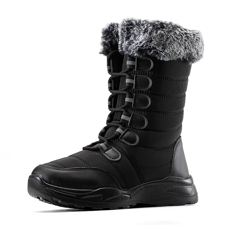 Fur Orthopedic Shoes Mid-calf Snow Boots For Women