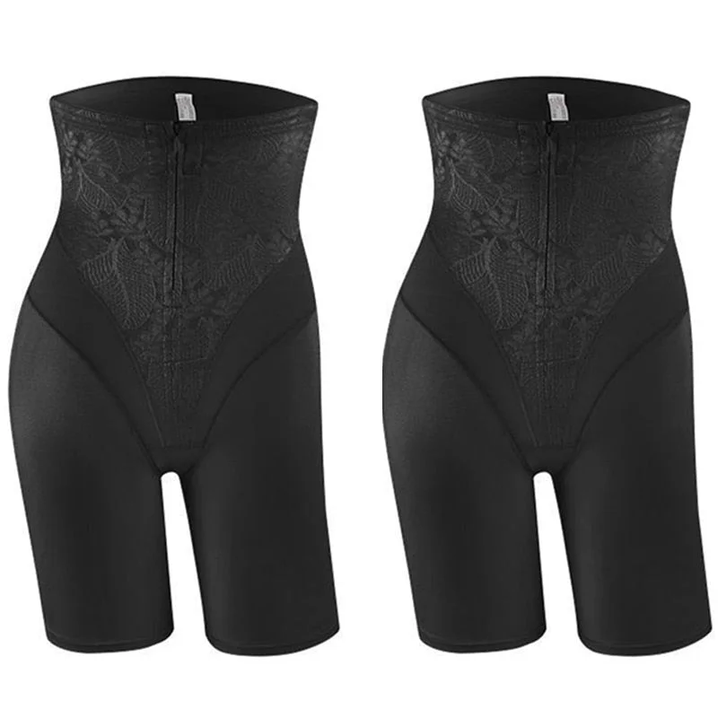 Women Waist Trainer Shapewear Tummy Control Body Shaper Shorts Hi-Waist Butt Lifter Slimming Buckle Sheathing Panties Underwear