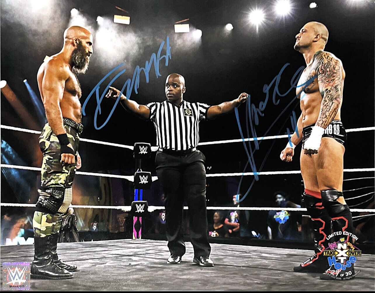 WWE KARRION KROSS AND TOMASSO HAND SIGNED LICENSED 11X14 Photo Poster painting LMTD 29 OF 30