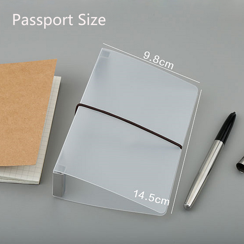 Traveler's Notebook PVC Folder for Planner Refill Inner Page Filler Papers Storage Folder Office & School Supplies Stationery