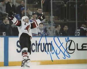 Arizona Coyotes Derek Stepan Autographed Signed 8x10 Photo Poster painting COA #4