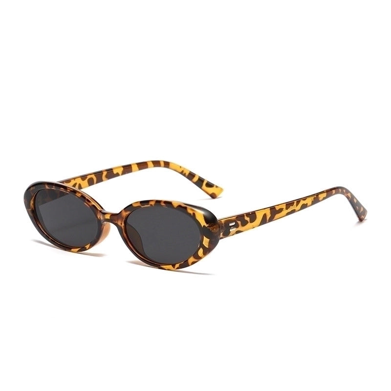 Commute Leopard Ac Oval Frame Full Frame Women’s Sunglasses