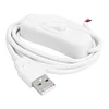 3ft 5V USB Power Cable 2 Pin USB 2.0 Male Cord Extension DIY with Switch