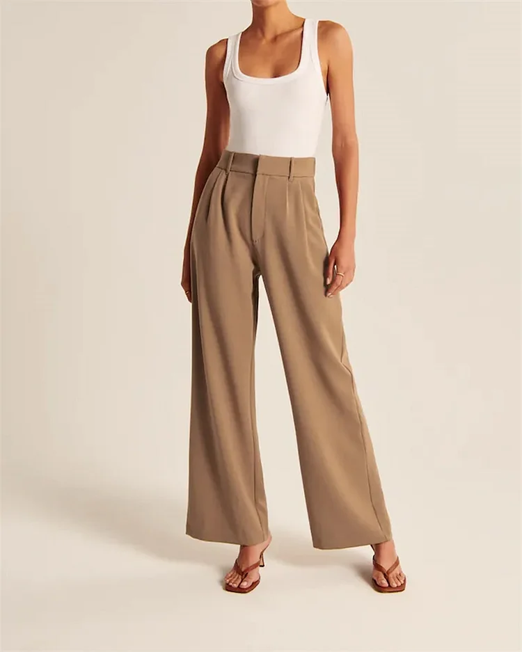 Women's Tailored Wide Leg Pants (Buy 2 Free Shipping)