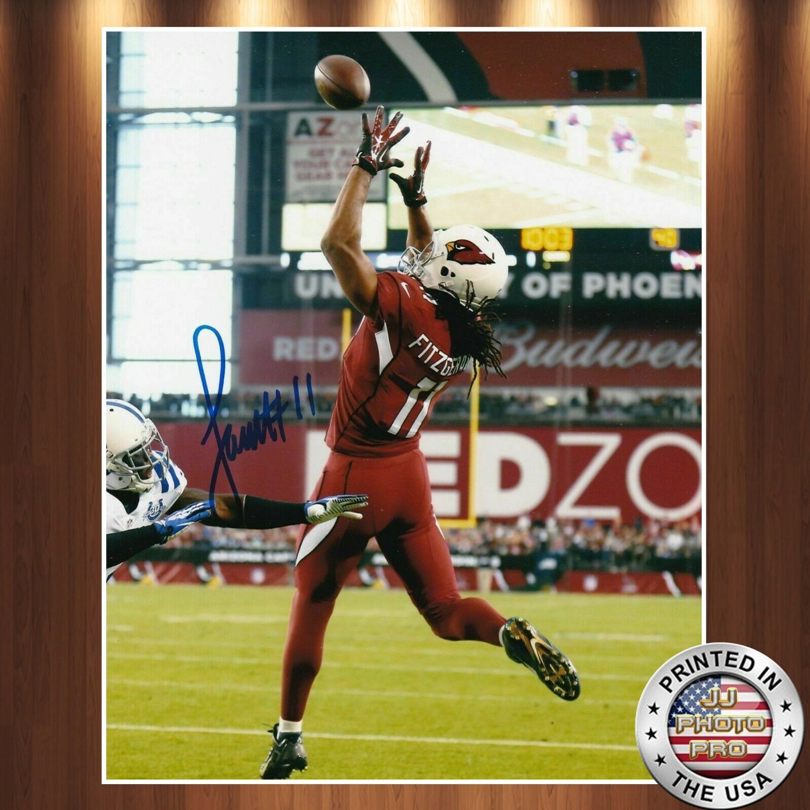 Larry Fitzgerald Autographed Signed 8x10 Photo Poster painting (Cardinals) REPRINT