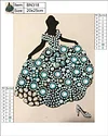 Diamond Painting-DIY Crystal Rhinestone Dress Lady(20*25cm)