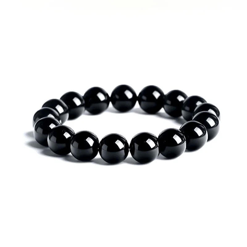 Men's obsidian bracelet