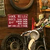 Tool Rules - Metal Tin Signs(8*12Inch/12*16Inch) - Garage