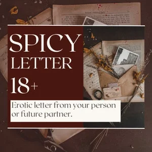 Pornhint SPICY LETTER from THEM specific person or next sex partner letter reading NSFW