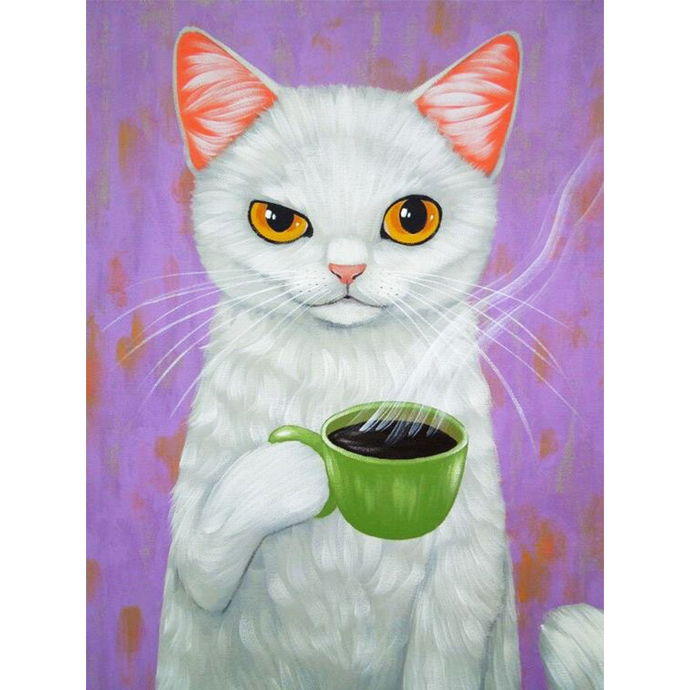 

Cat - Round Drill Diamond Painting - 30*40CM, 501 Original