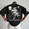 Unisex Football Anime-Inspired Graphic Black T-Shirt by Inlyline