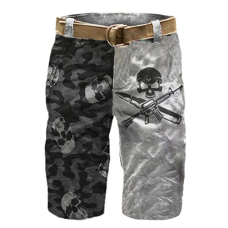 Men's Outdoor Print Tactical Shorts