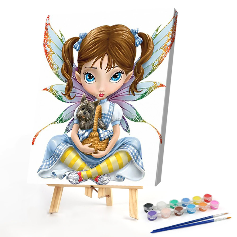 

40*50CM - Paint By Numbers - Big Eyes Doll, 501 Original