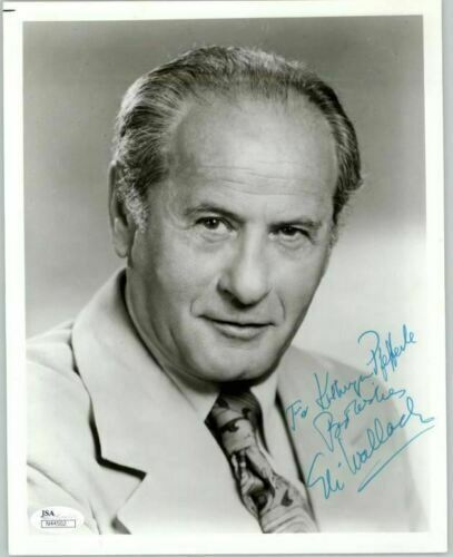 ELI WALLACH, ACTOR (DECEASED) SIGNED 8X10 JSA AUTHENTICATED COA #N44502