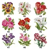 Flower Of Happiness-Partial Embroidery-2 Strands 14CT Stamped Cross Stitch-17*17CM