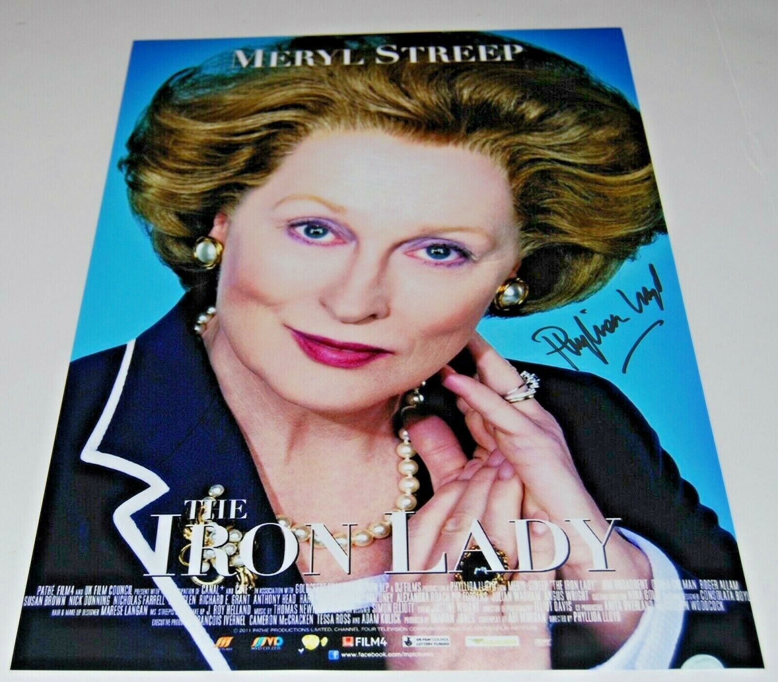 PHYLLIDA LLOYD signed (The Iron Lady) 12X18 movie poster Photo Poster painting *PROOF* W/COA #2