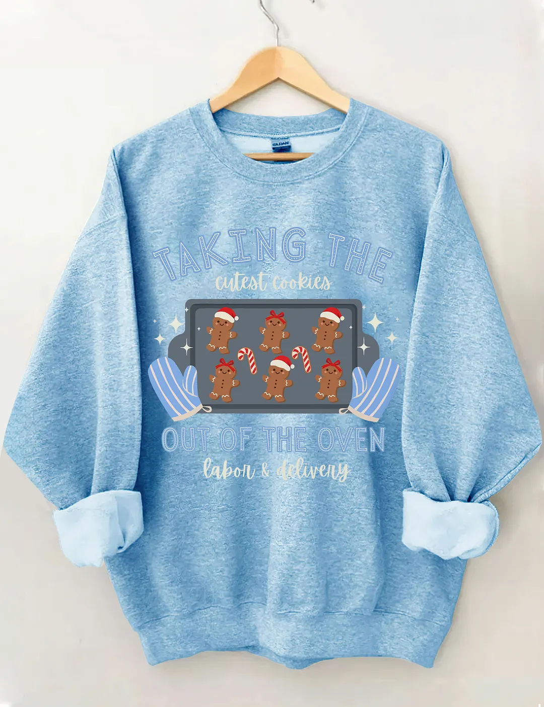 Taking The Out Of The Oven Christmas Cookies Sweatshirt