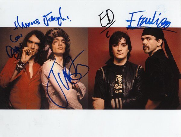 The Darkness genuine autograph 8x12