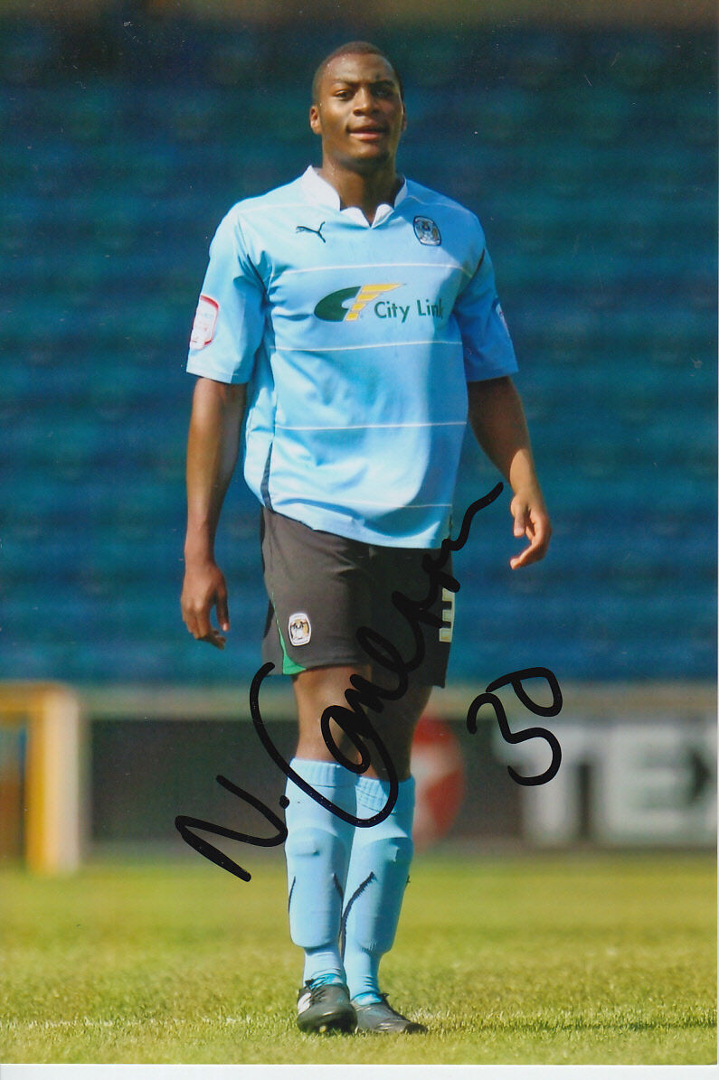 COVENTRY CITY HAND SIGNED NATHAN CAMERON 6X4 Photo Poster painting 3.