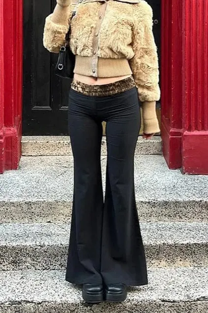 Gothic Punk Patchwork Cargo Street Pant