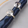 Crystal Rhinestone Silver Catering Napkin Ring