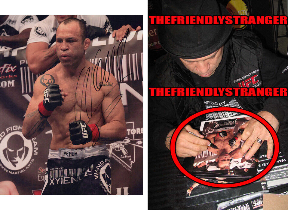 WANDERLEI SILVA signed Autographed UFC