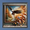 Diamond Painting-DIY Full Square Drill Eagle(45*45 CM)