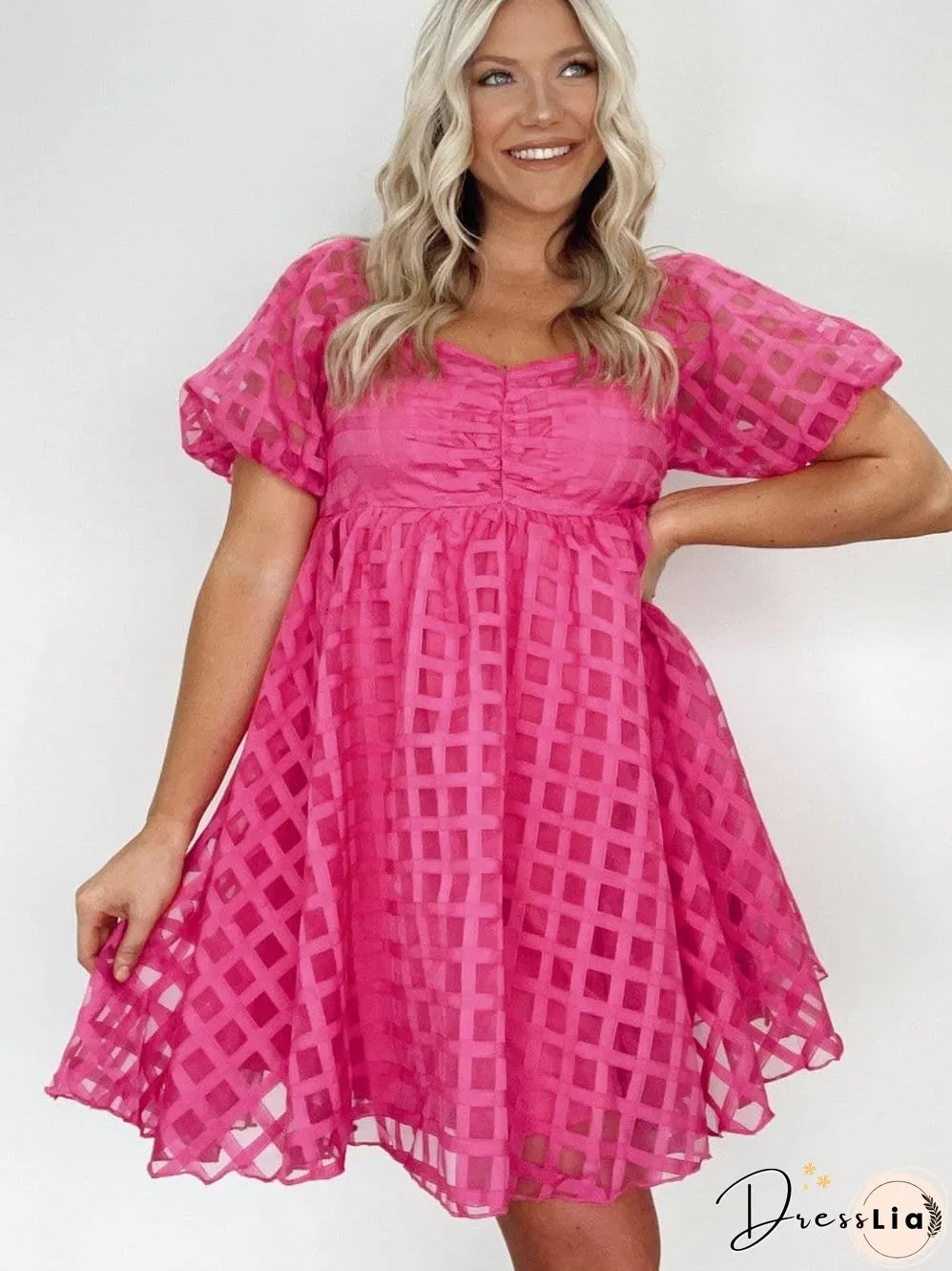 Sweetheart Neckline Mini Dress